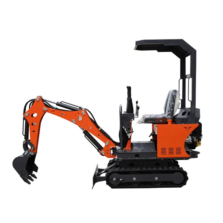Excavator sapa pe senile