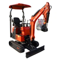 Excavator cu șenile multifuncțional de 1,2 tone